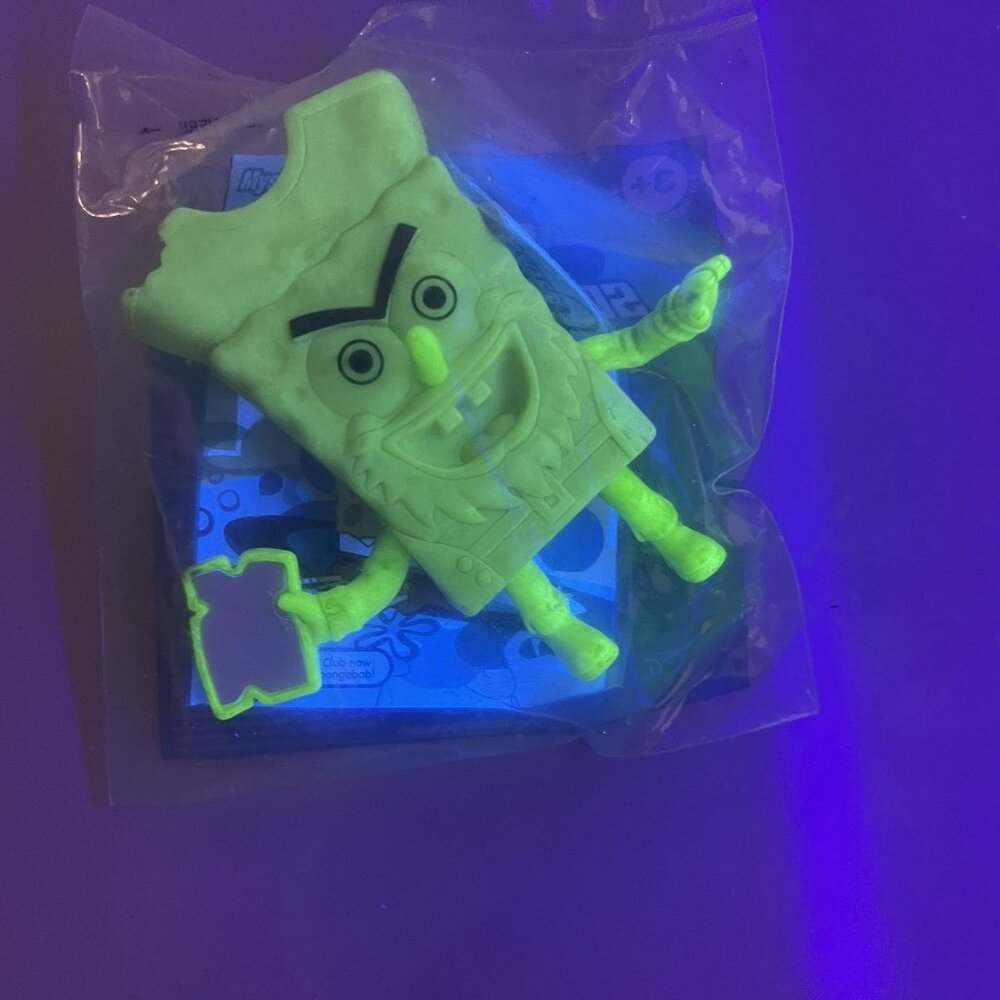 Absorbing Dutchman SpongeBob's Atlantis SquarePantis Glows Burger King Toy 2007